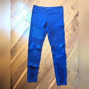 Alo moto leggings navy size L